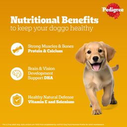 Pedigree Puppy Wet Dog Food with Chicken Chunks in Gravy 130 g