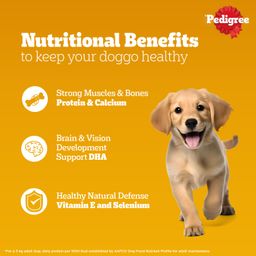 Pedigree Puppy Lamb Flavour Chunks in Gravy Wet Dog Food 70g