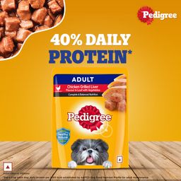 Pedigree Adult Wet Dog Food Chicken Grilled Liver Flavour in Loaf with Vegetables 70 g