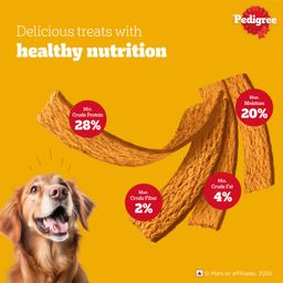 Pedigree® Tasty Jerky™ Dog Treat Chicken Flavour
